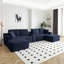Canapé modulaire 125 "avec deux repose-pieds-1422402799