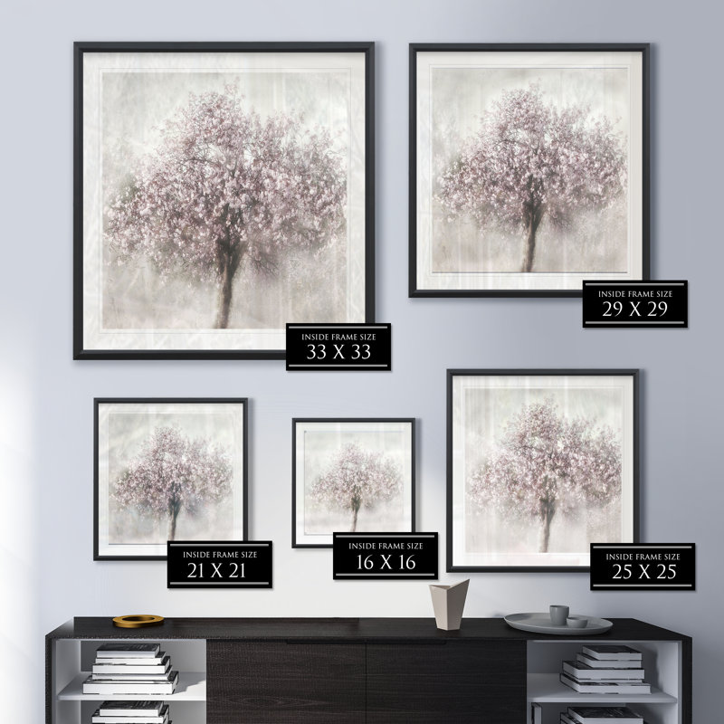 «Blossoms of Spring II», reproduction de cadre photo sur papier, H 26,5 po x l 26,5 po x P 1,5 po