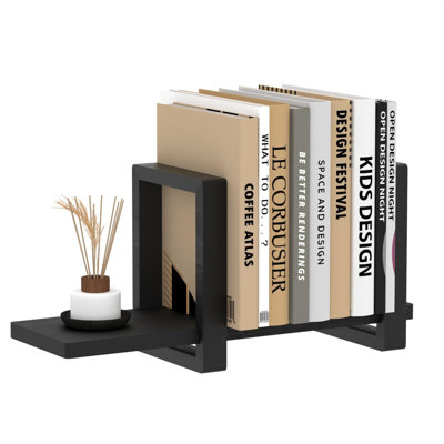 Adjustable Desktop Bookshelf Wooden Desk Book Holder Organizer Tabletop Mini Shelf For Magazine Files Letters