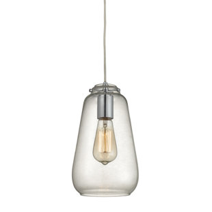 Toothman 1 - Light Polished Chrome Single Pendant