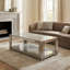Kya Coffee Table Stone & Stainless Steel