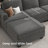 Anureet Oversized Modular Corner Sectional U Shaped Sectional Sofa With Storage Ottman-166522275