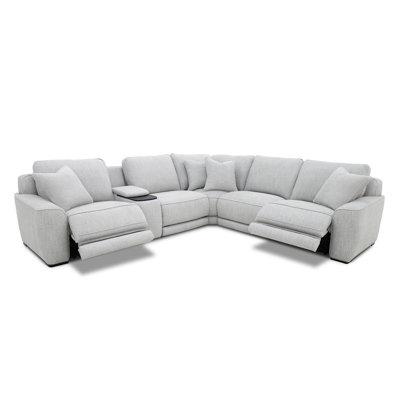 6 Piece Living Room Reclining Sectional