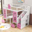 Hai Wood Bunk Bed 2 Drawer with Built-in-Desk by Harriet Bee-1398665108-1398665106