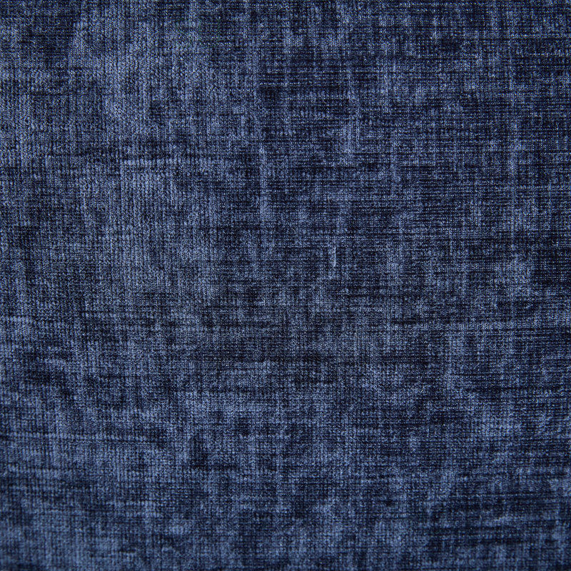 Fauteuil d'appoint pivotant, fauteuil demi-tonneau en tissu chenille, bleu, Bleu