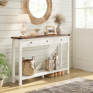 Sahai 47.2" Console Table with 3 Drawers