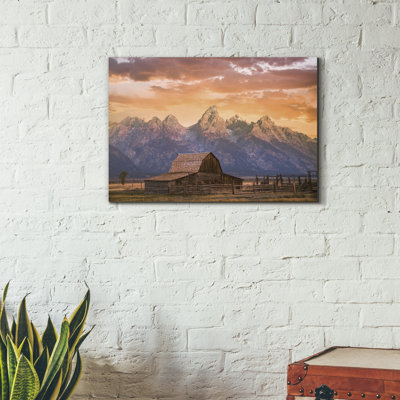 « soleil on the ranch », impression sur toile