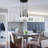 5-Light Cluster Pendant Lamp With Hammered Glass-1014804241