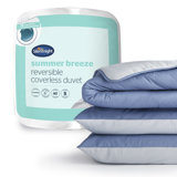 Silentnight Summer Breeze Duvet And Pillowcase Set, 2.5 Tog, Lightweight and Cool