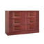 Commode 6 tiroirs pour chambre à coucher, grande commode en bois de cerisier-98341133