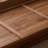 Nut-brown Rectangular Solid Wood Dining Table