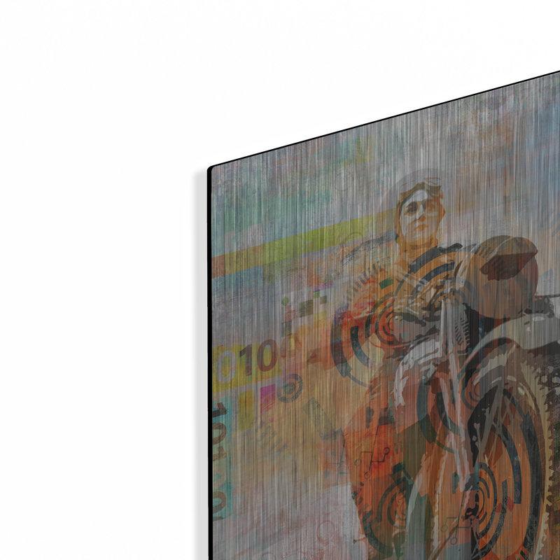 Williston Forge «Moto 1941» par Greg Simanson, mur en métal, H 16 po x l 12 po