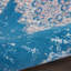 Tapis oriental bleu / ivoire Burnie-470836527