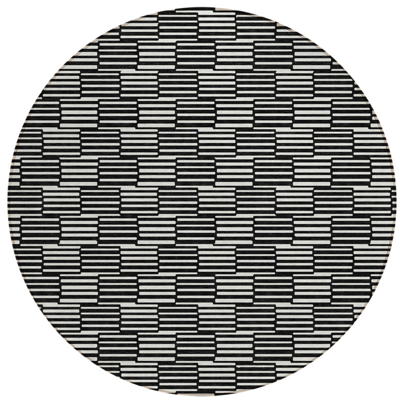  Maliana Area Rug, Round 8'