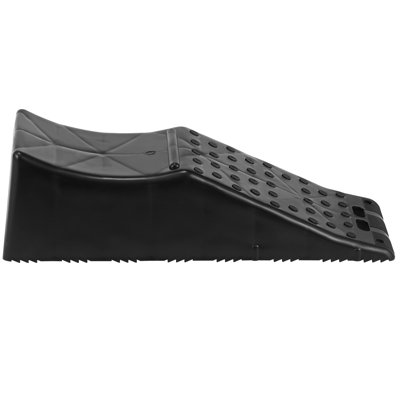 Rampe de service en plastique 1 pièce 25,59 po x 7,48 po x 8,86 po Rampe de service en plastique 1 pièce noire Capacité de 20 000 lb pour un changement d'huile Entretien du véhicule