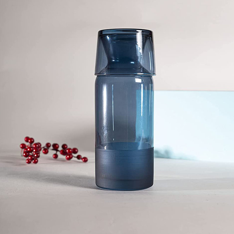 Carafe à eau Bedside, Bleu