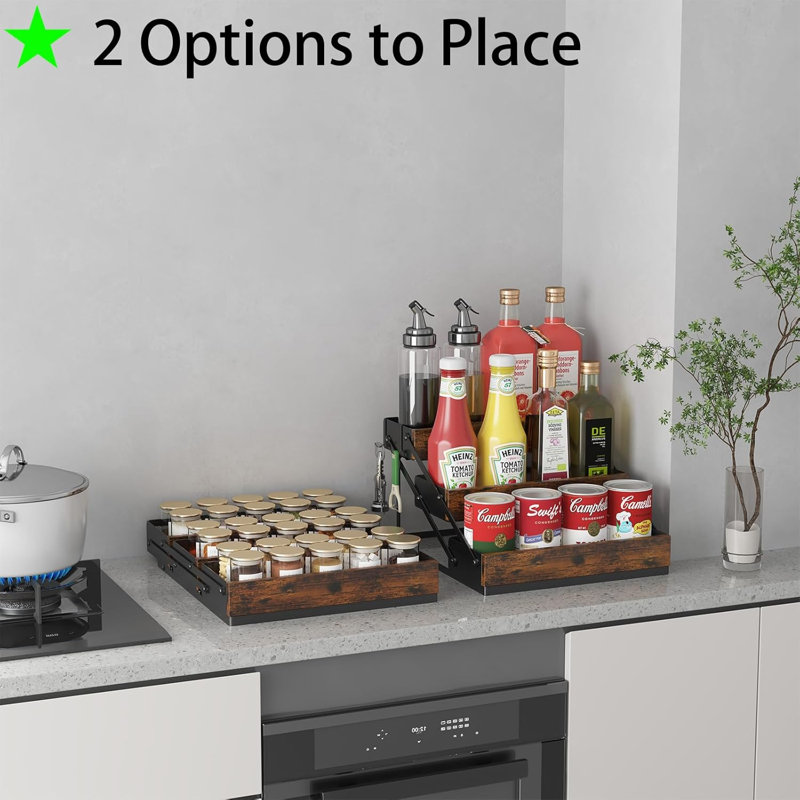 Three Layer Spice Rack Storage Container