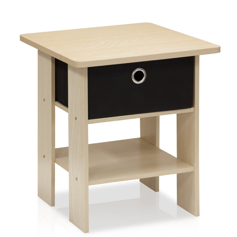 Gigi Nightstand With Bin Drawer, Steam Beech, Individual