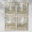 Thicket of Trees I, impression encadrée - ensemble de 4