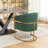 Johnnice 19" Tufted Metal Frame Velvet Upholstered Dining Chair-1972618628