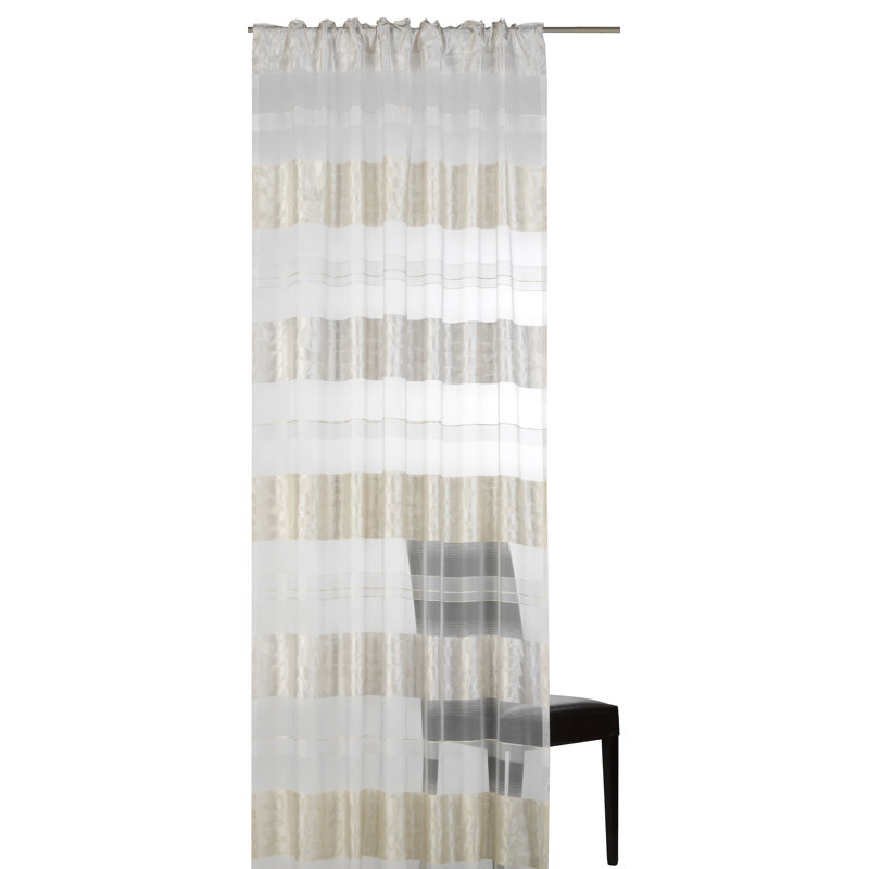 Ambernique Semi Sheer Curtain Pair