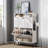 16 Pair Shoe Storage Cabinet Flip Doors Cabinet-225932317