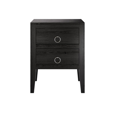 Stroble 50cm W Solid Wood Bedside Table