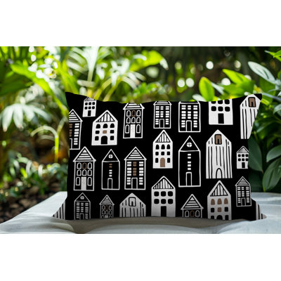 Oreiller rectangulaire réversible intérieur / extérieur Kito