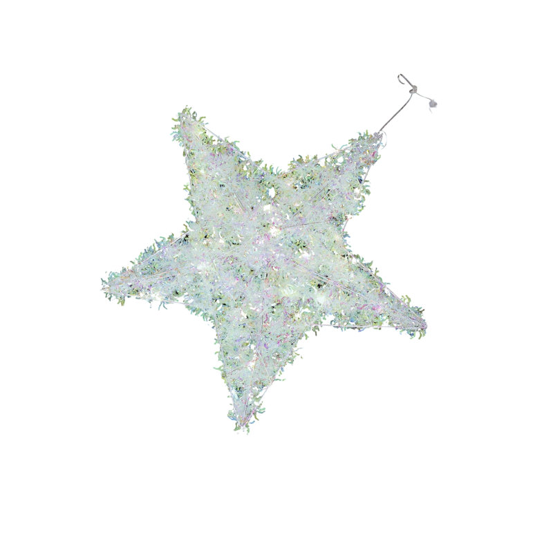 Étoile fantaisiste à DEL (grand), H 15,7 po x l 15,2 po x P 3,9 po