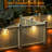 Matte Black Solar Powered Integrated LED Step Light Kit-105632660