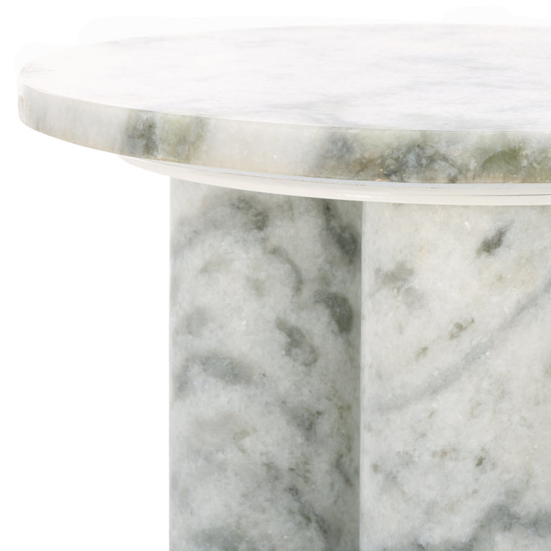 Izel End Table, White