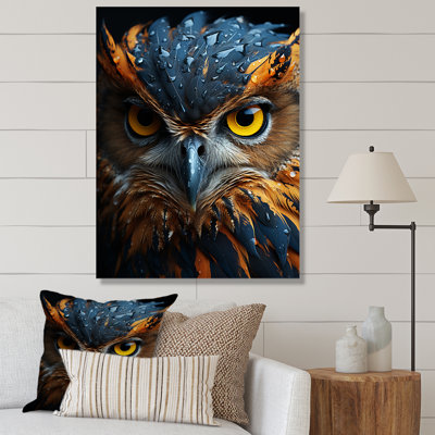 " Brown Owl Animal Portait "