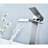 Waterfall Spout Single Handle Faucet For Bathroom Sink, Pop - Up Drain  No Overflow , Brushed Nickel Stainless Steel, Smooth And Stable Water, Precise Water Flow Temperature Setting, Rust Coating,-121679434