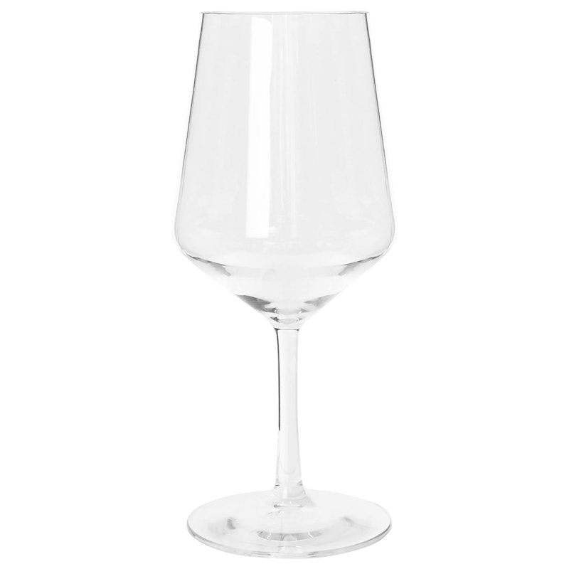 Argon Tableware 500ml Reusable Plastic Wine Glasses - Set of 6
