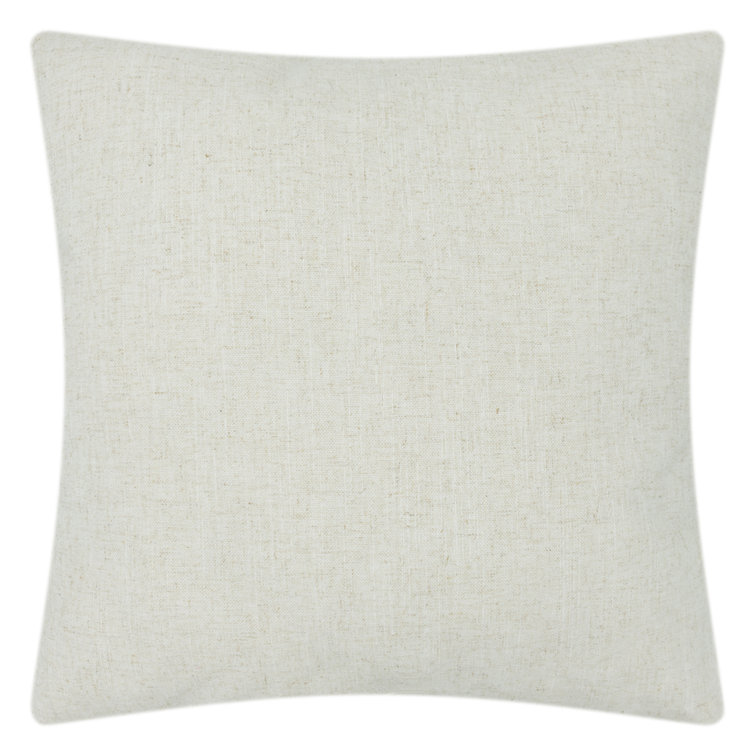 Holiday Wintry Wreath Square Pillow Cover & Insert Eastern Accents