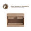 Base de meuble-lavabo flottant mural 24 po seulement, lavabo non inclus