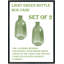 Ensemble de 2 vases en verre vert clair Rosecliff Heights