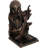 Metallic Copper Finish Art Deco Single Bookend Statue