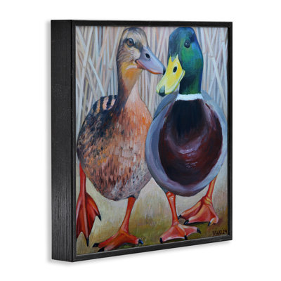 Giclée de canard colvert et canards bruns, design par Violeta Vollmer