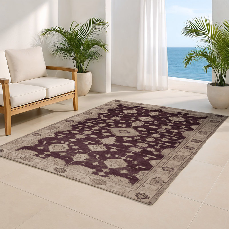 Tapis gris intérieur et extérieur surteint, Rectangulaire 2 pi x 3 pi