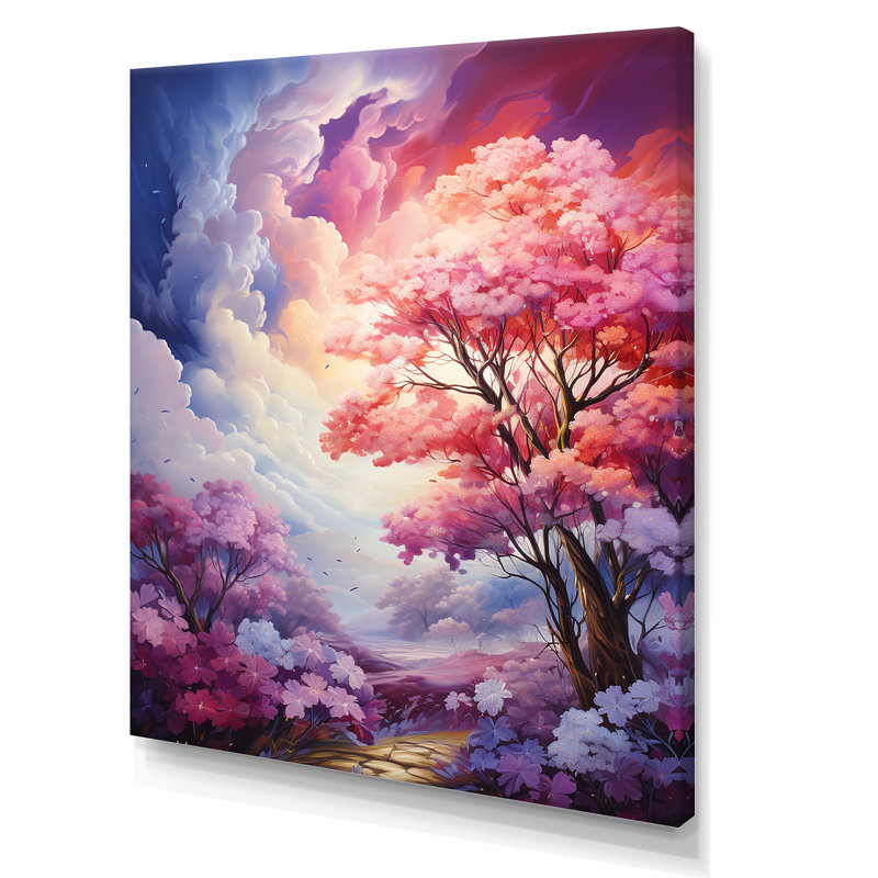 Mystic Forest Sunlight sur impression sur toile, Toile tendue, H 32 po x l 16 po x P 1 po
