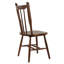 Chaises de salle à manger de style Mid-Century en bois massif de style Windsor avec dossier à lattes pour la cuisine et la salle à manger-70410507