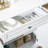 Sideboard Buffet Cabinet, Modern Kitchen Cabinet With 2 Drawers And Adjustable Shelves, Coffee Bar Cabinet-1613194908