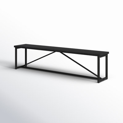 Lopez Solid Wood, Stainless Steel Bench