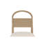Chaise à dossier arqué en bois - Caramel / Sable blanc (ensemble de 2)-673339812