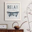 Palm Bath I - cadre photo, art textuel sur toile-1800964717-1800964705
