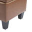 Banc repose-pieds avec rangement