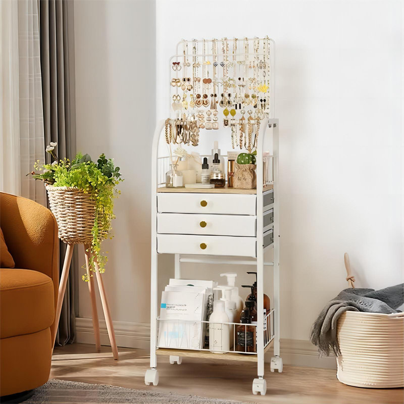 Armoire à bijoux Joanel, Blanc
