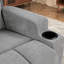 Ensemble de salon 2 pièces inclinable manuel moderne avec fauteuil inclinable de massage et causeuse-813341423-813341416