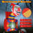5 Ft Halloween Inflatable Clown Blow up Circus Clown Box Decoration with LED Lights
